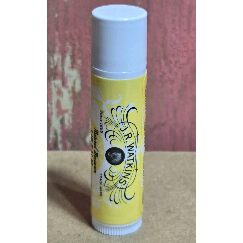 J.R. Watkins Peppermint Lip Balm Natural Beeswax New Sealed Discontinued RARE